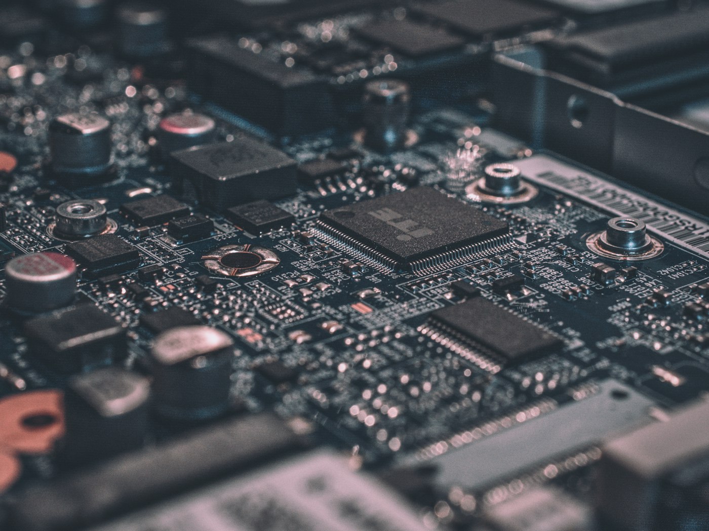 Close-up detail of telecom infrastructure hardware