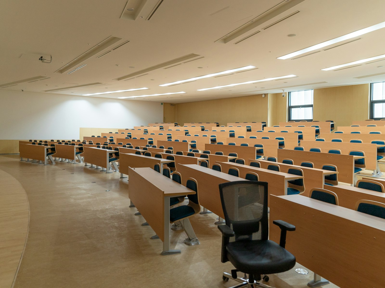 Large university lecture hall