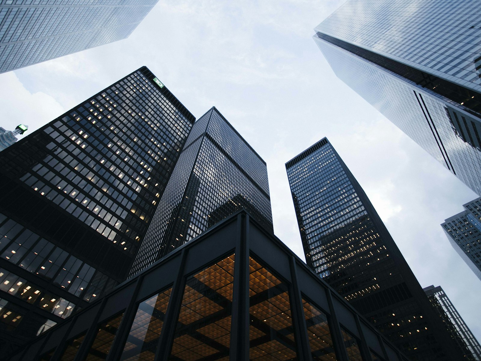 Commercial high-rise towers representing the range of markets LVCG serves